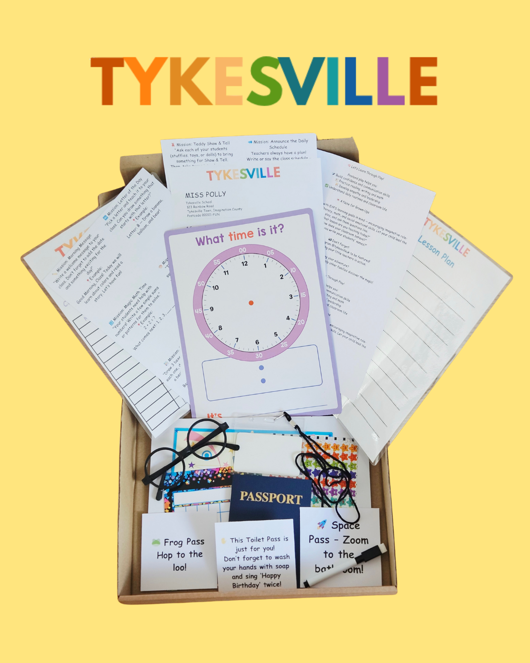 Subscription box featuring role play items for immersive entertainment experiences