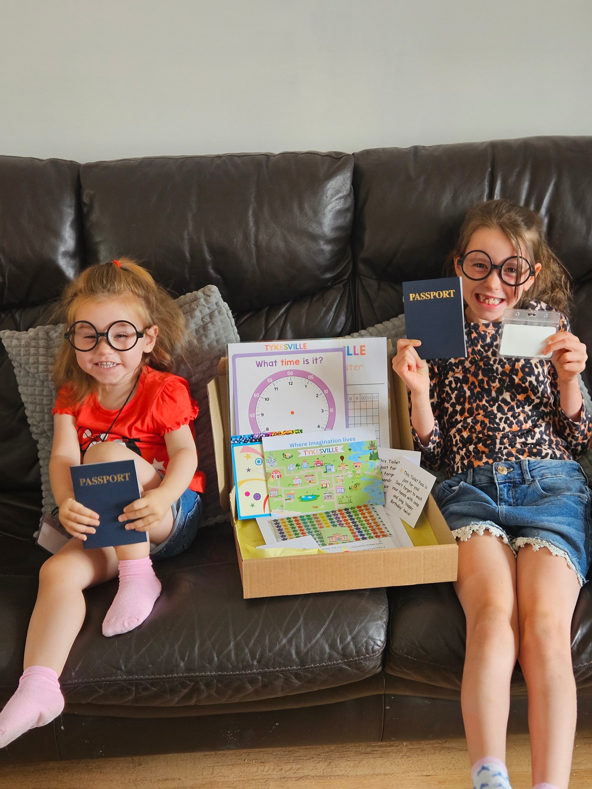 Subscription box featuring role play items for immersive entertainment experiences