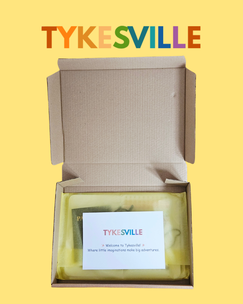 Subscription box featuring role play items for immersive entertainment experiences